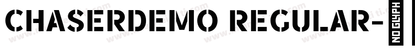 ChaserDemo Regular字体转换